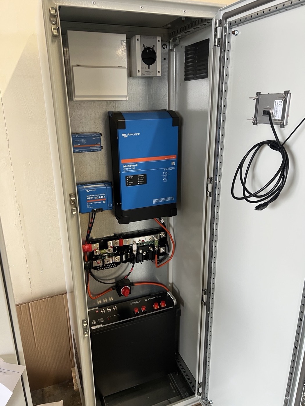 A Portable Off-Grid Power Cabinet